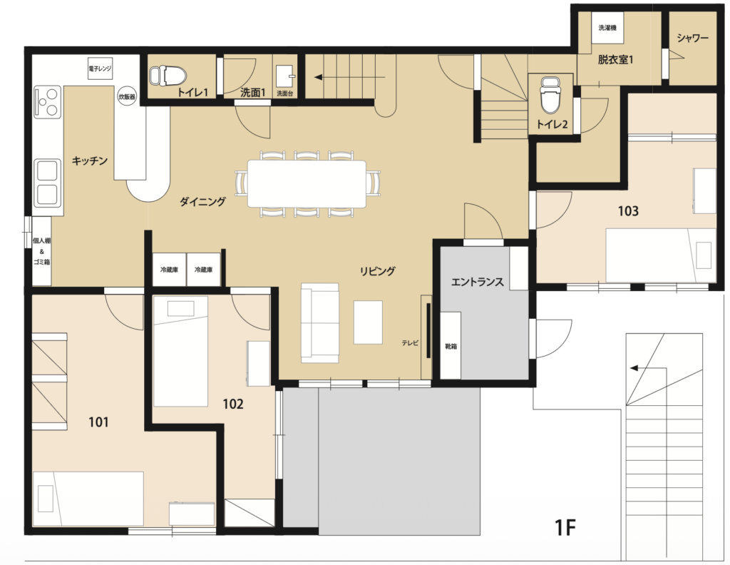 SolaSumika 摩耶1F図面